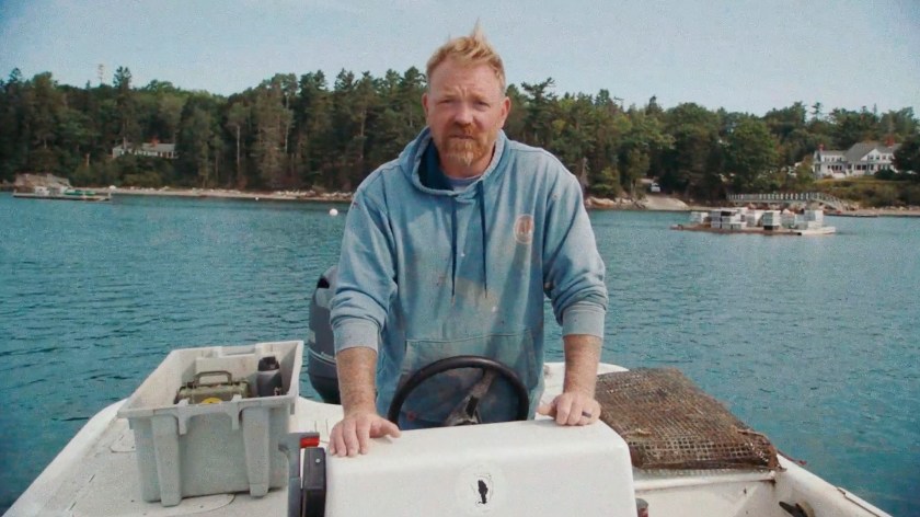 Graham Platner on a boat